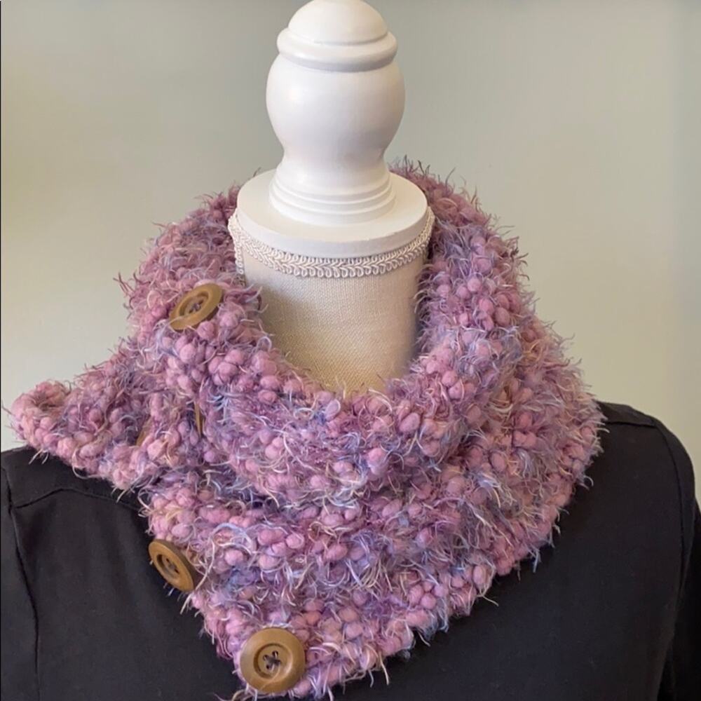 Purple Collar Scarf